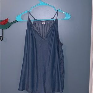Jean tank top